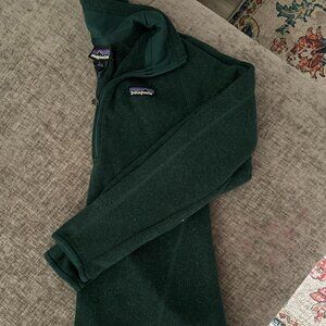 Patagonia - Emerald Green 1/4 Zip Sweater
